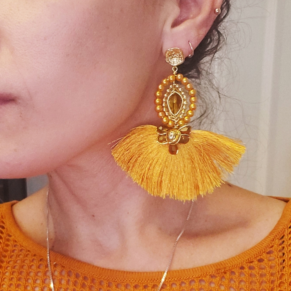 Handmade earrings - Picture 2 of 2